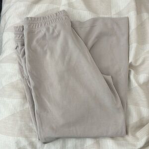 Athleta Light Gray Flare Leg Pants